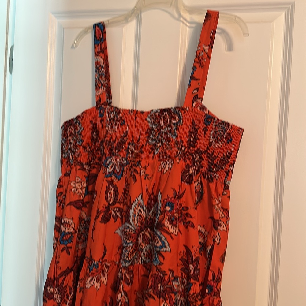 RHODE Orange Floral Dress - Picture 3 of 3